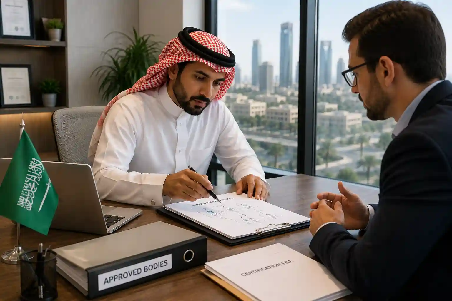 Certification coordination with approved bodies