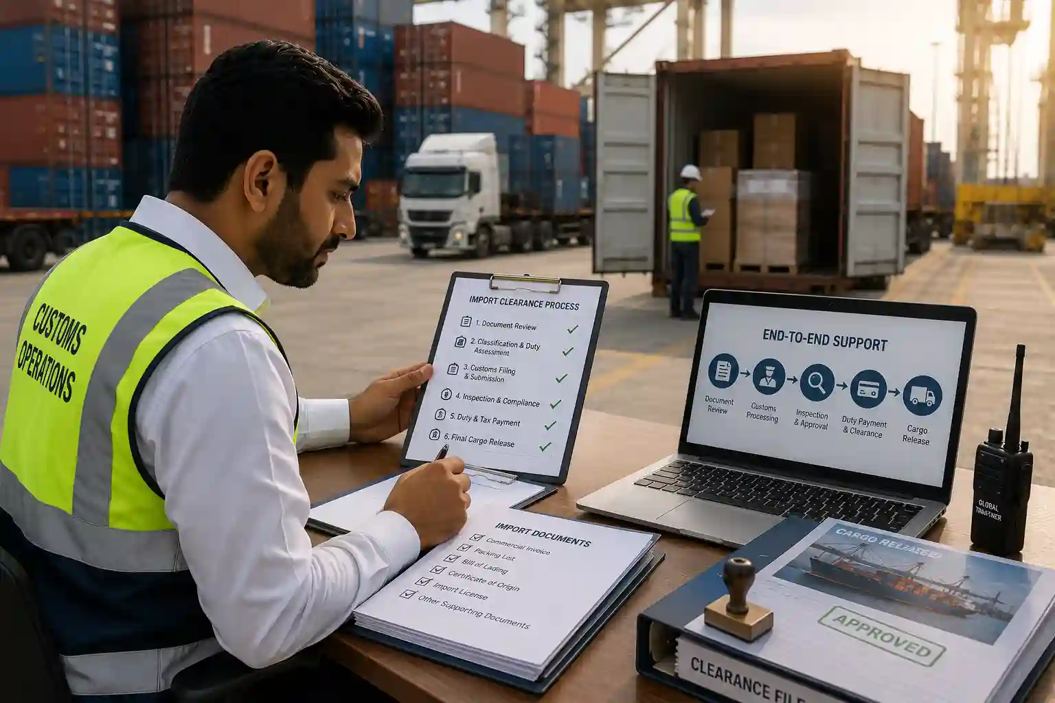 End-to-End Support from Document Review to Final Cargo Release