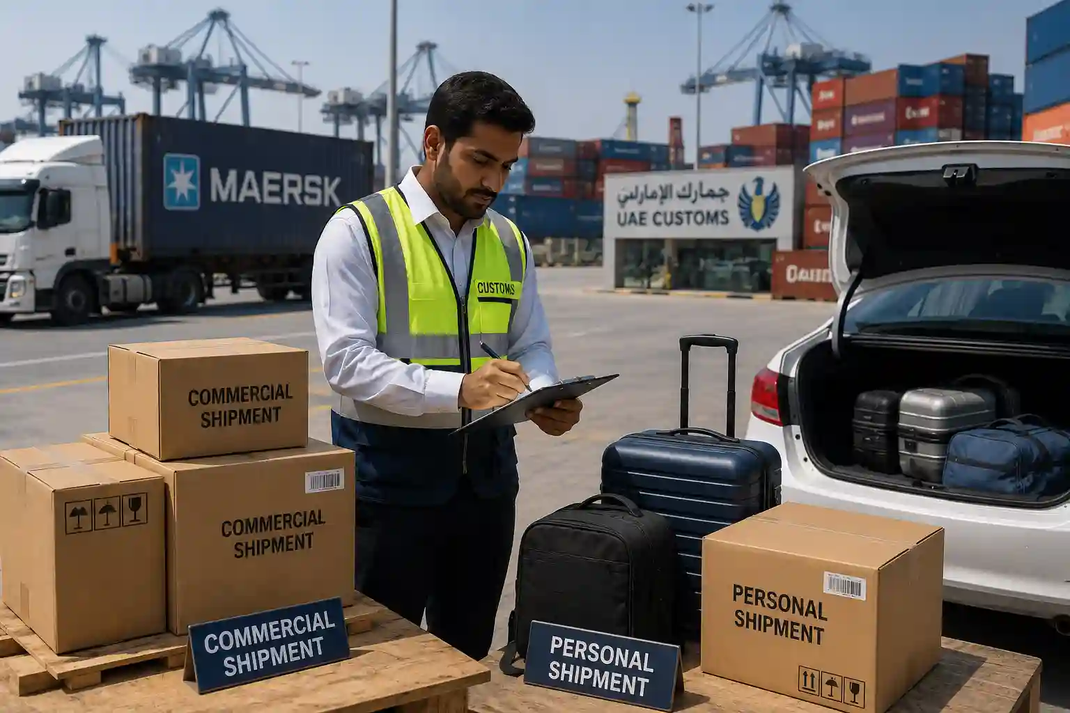 Experience Handling Both Commercial and Personal Shipments