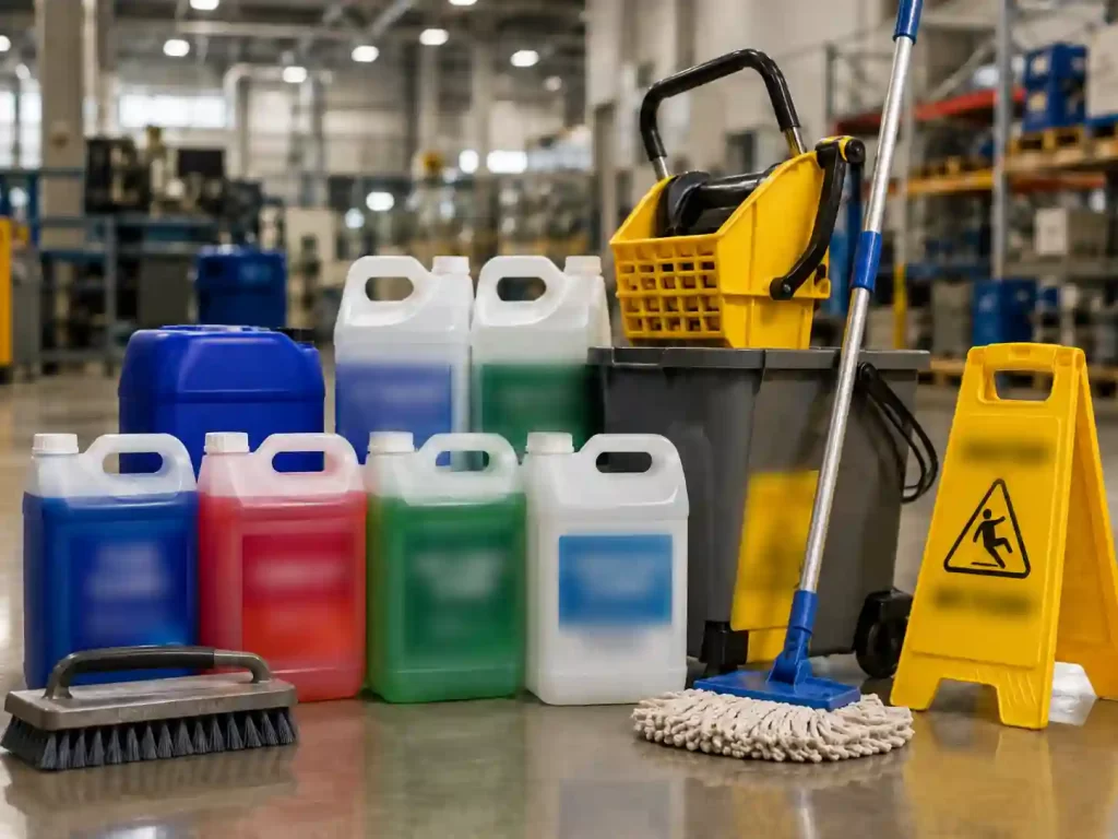 Industrial and commercial cleaning products